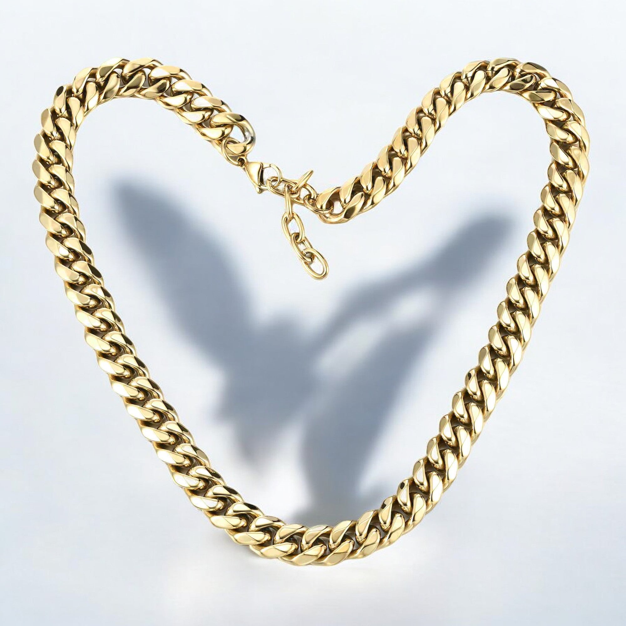 Mens Classic Gold Cuban Neckchain
