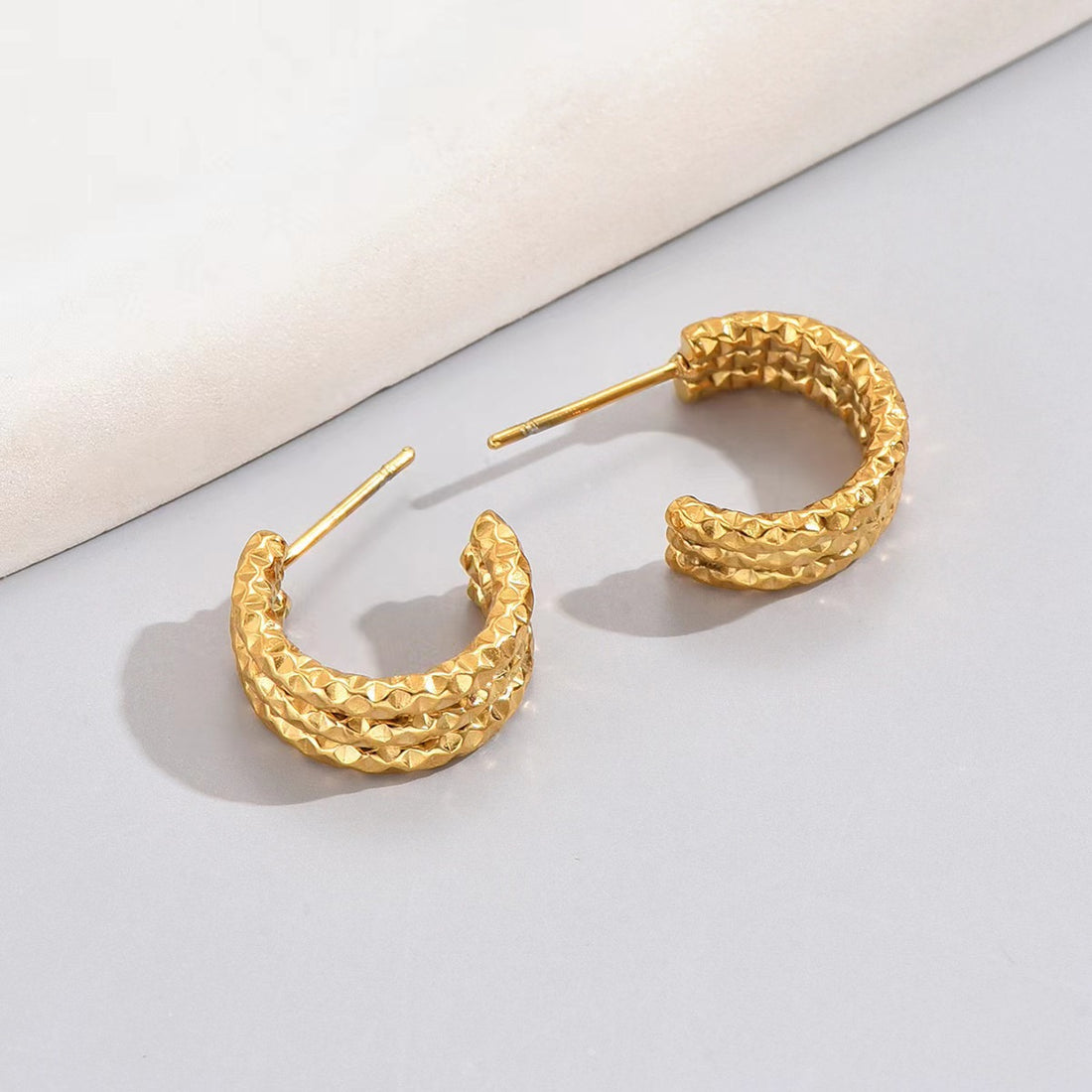 Luxe Gold Hoops