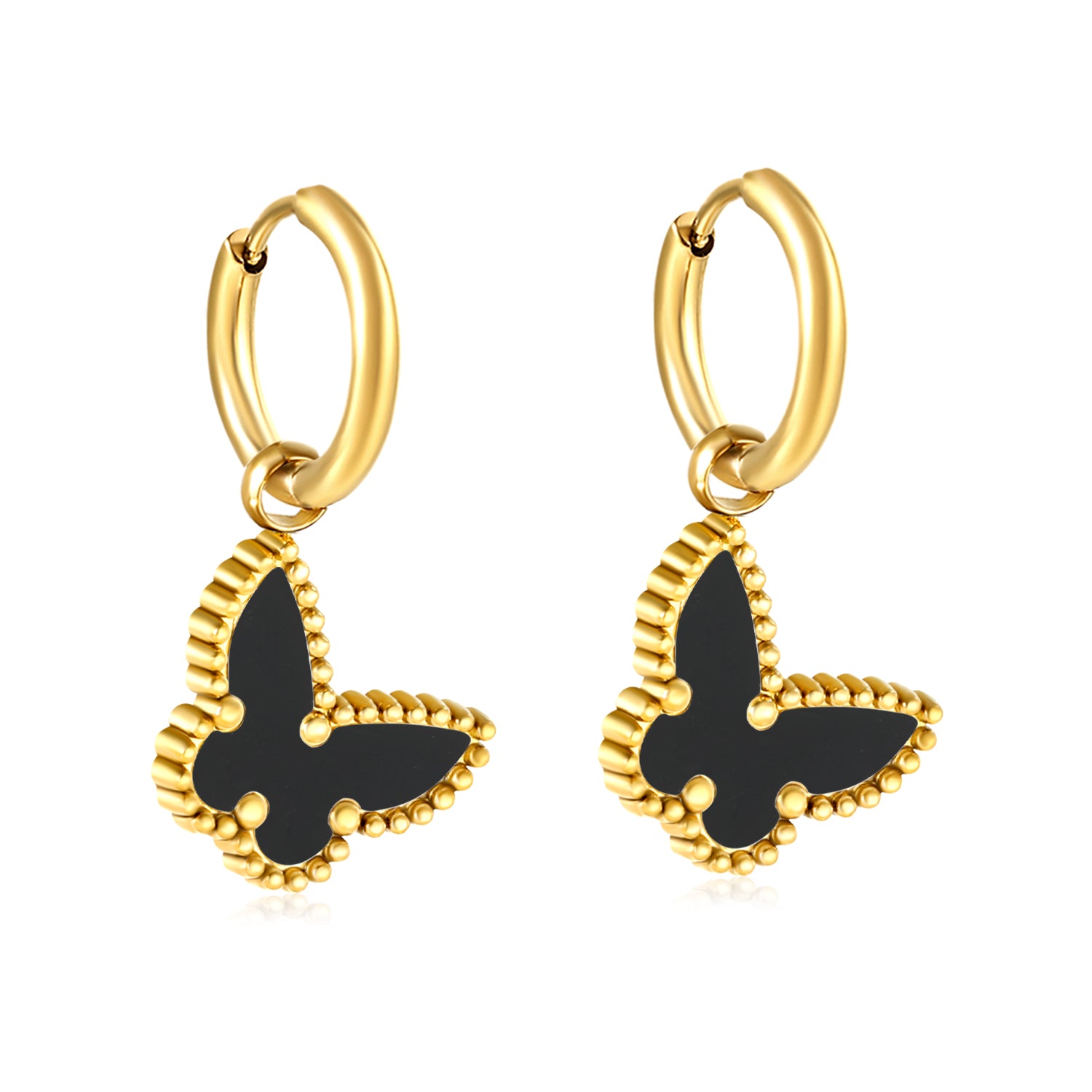Black Butterfly Danglers