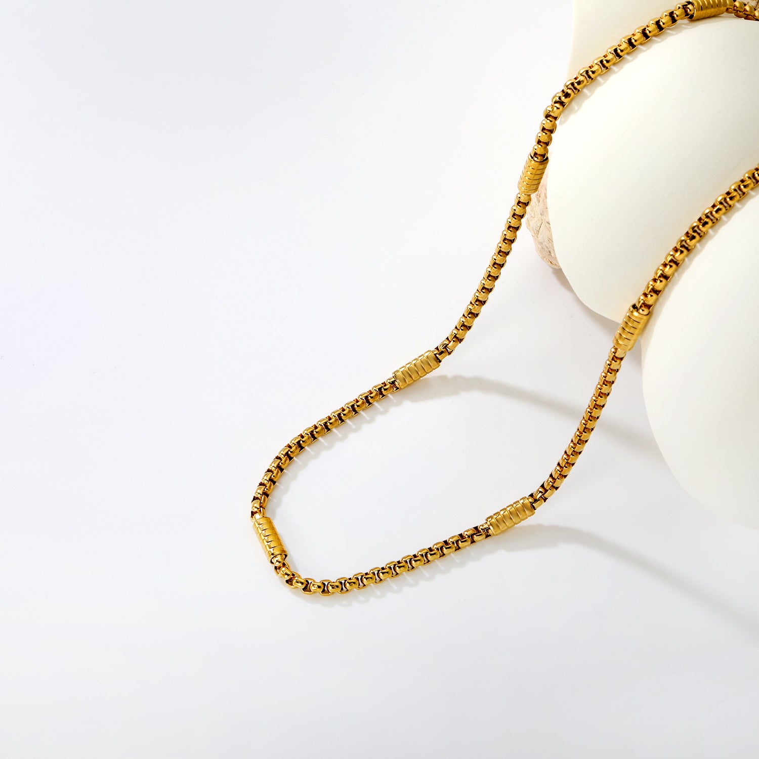 Textured Gold Necklace