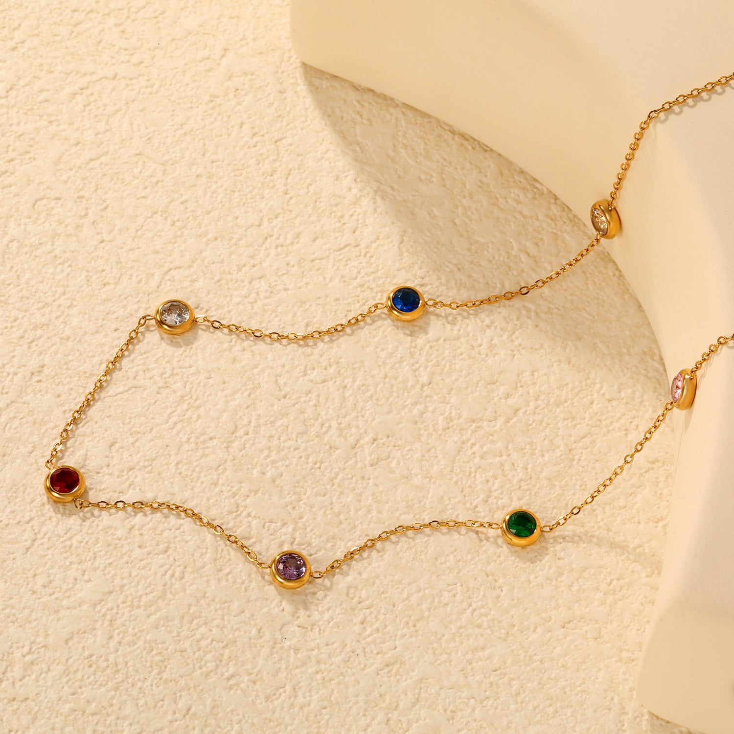 Multicoloured Stones Necklace
