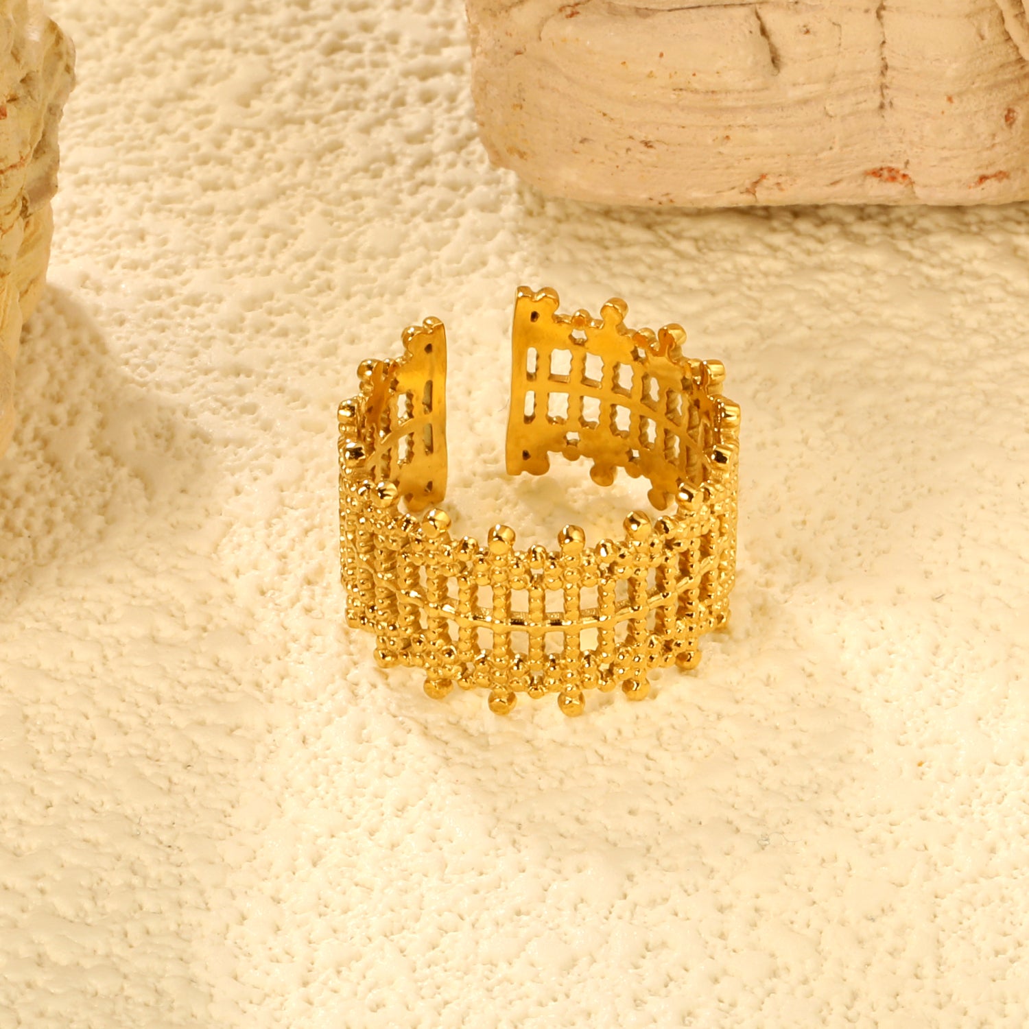 Mesh Gold Ring