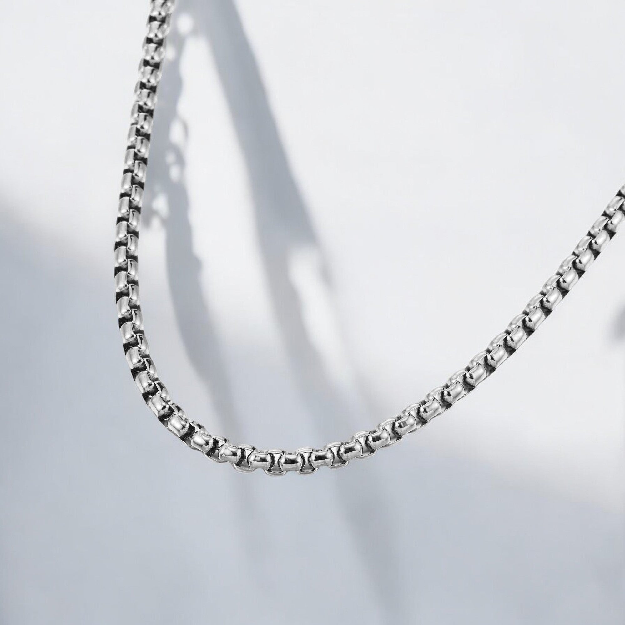 Mens Luster Neckchain - Silver