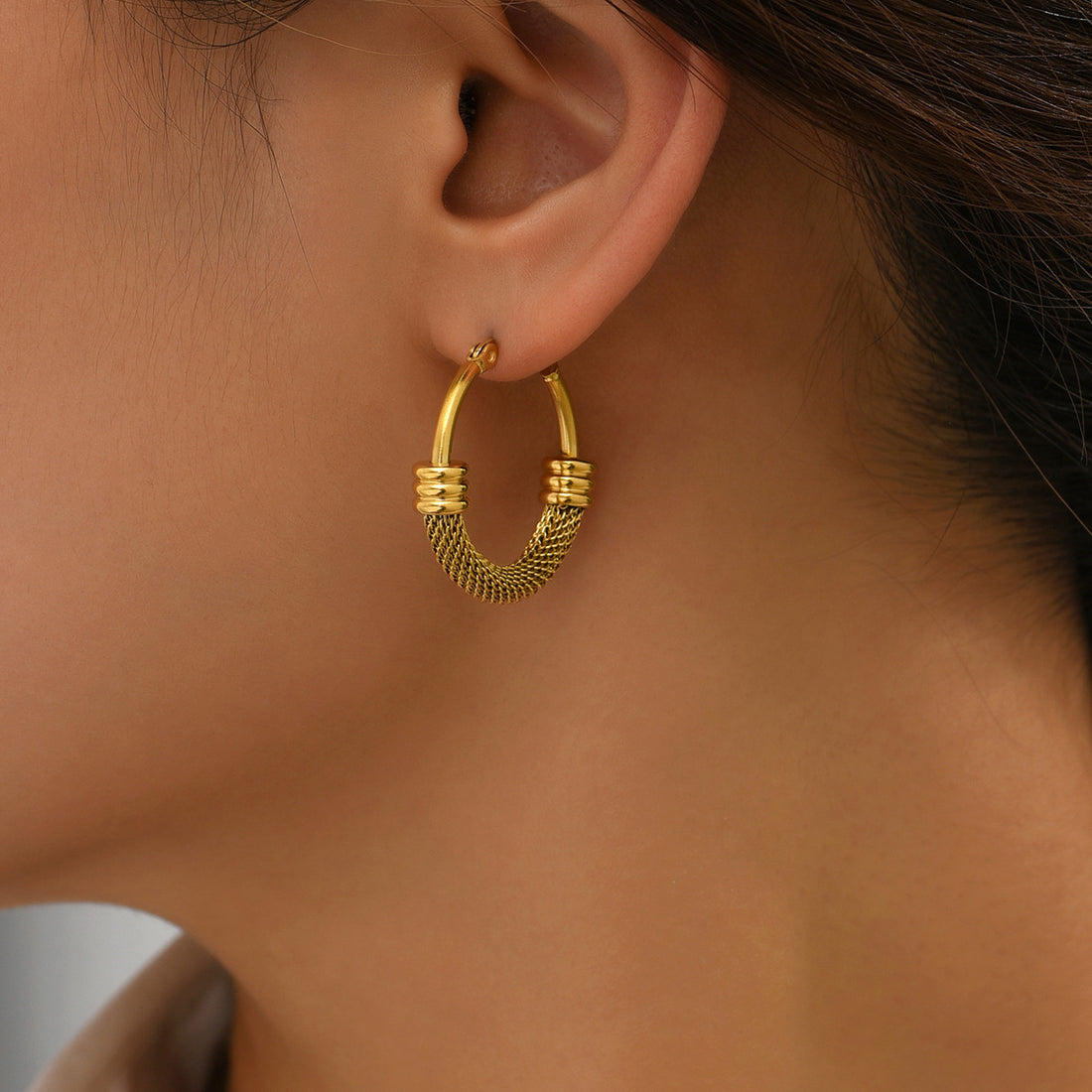 Golden Goddess Hoops