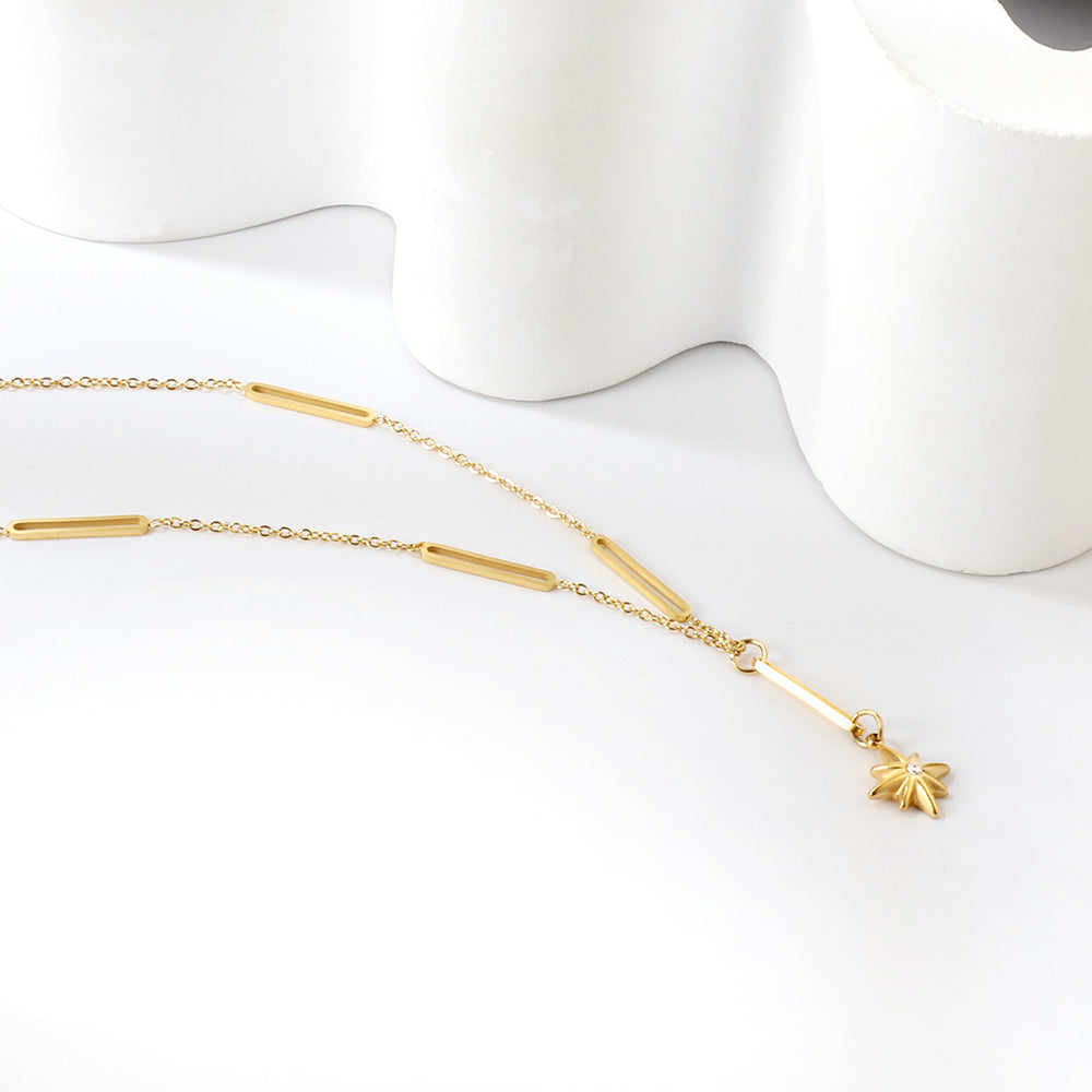 Stardust Gold Drop Necklace