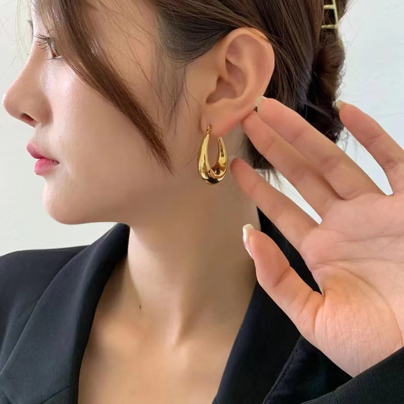 Statement Gold Hoops
