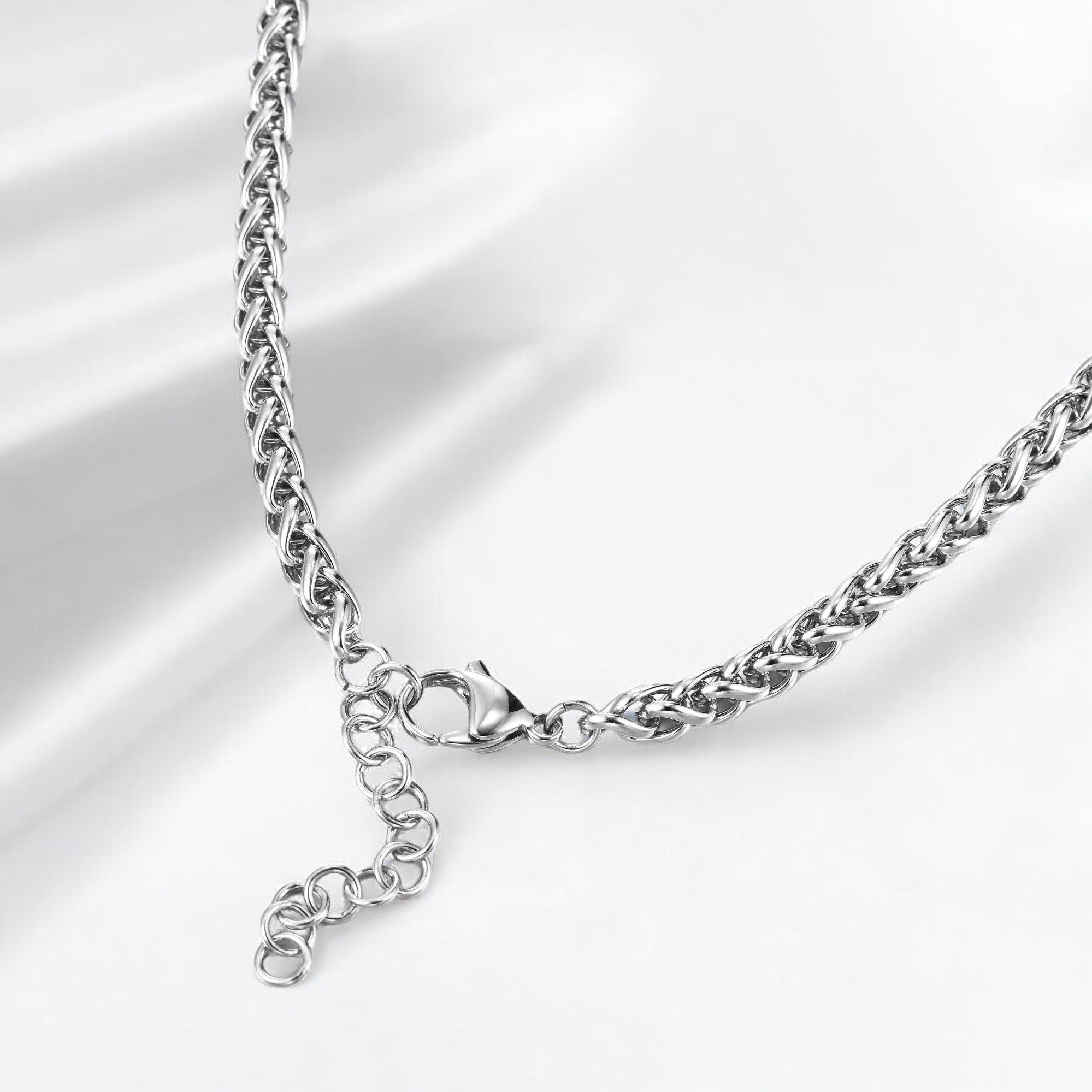 Mens Classic Silver Cuban Neckchain