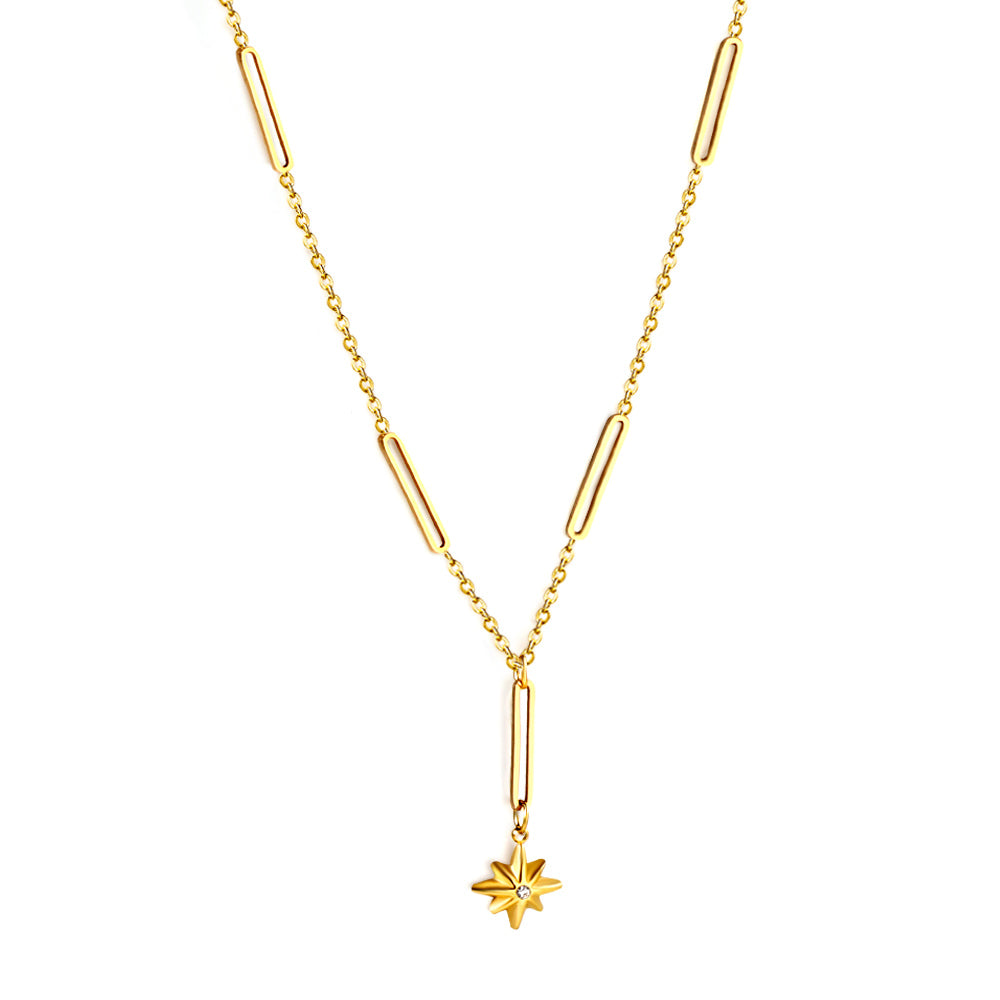 Stardust Gold Drop Necklace