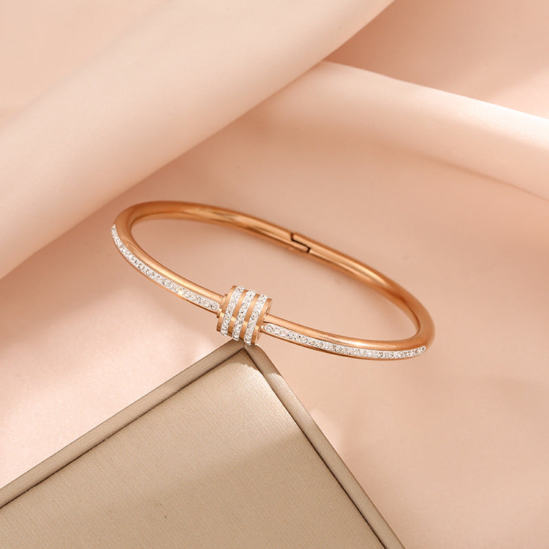 Ring of Elegance Bangle Bracelet