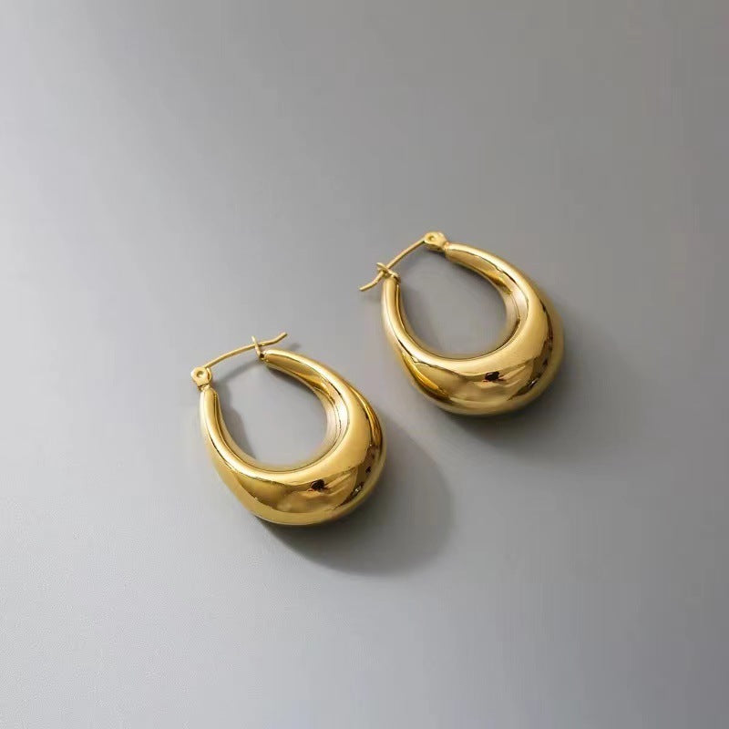 Statement Gold Hoops