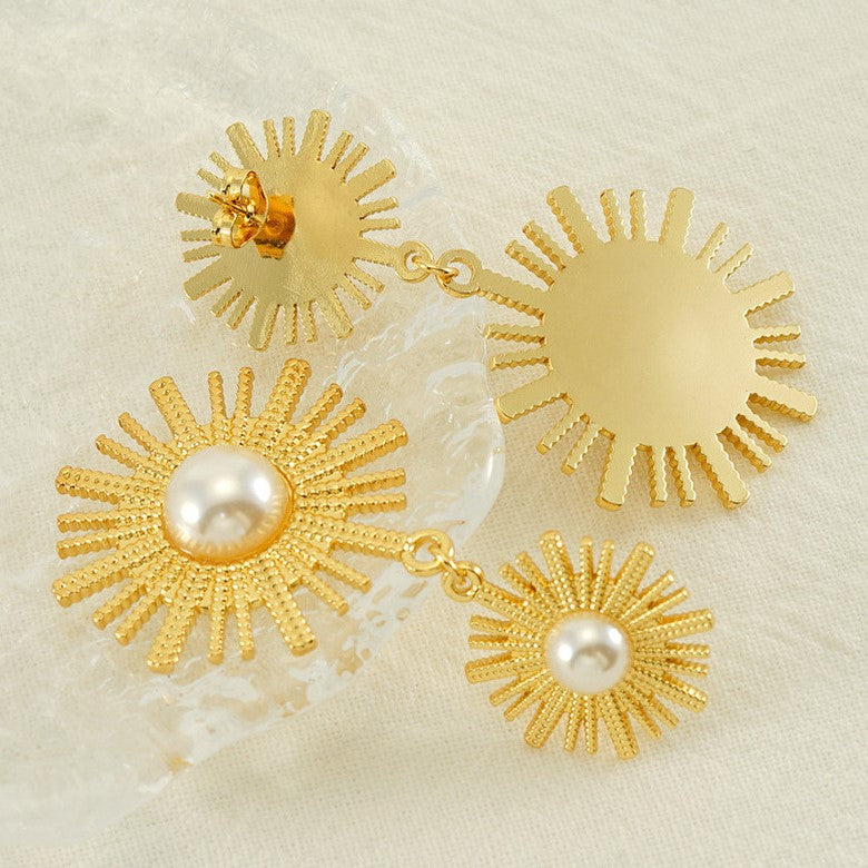 Luminous Pearl Danglers