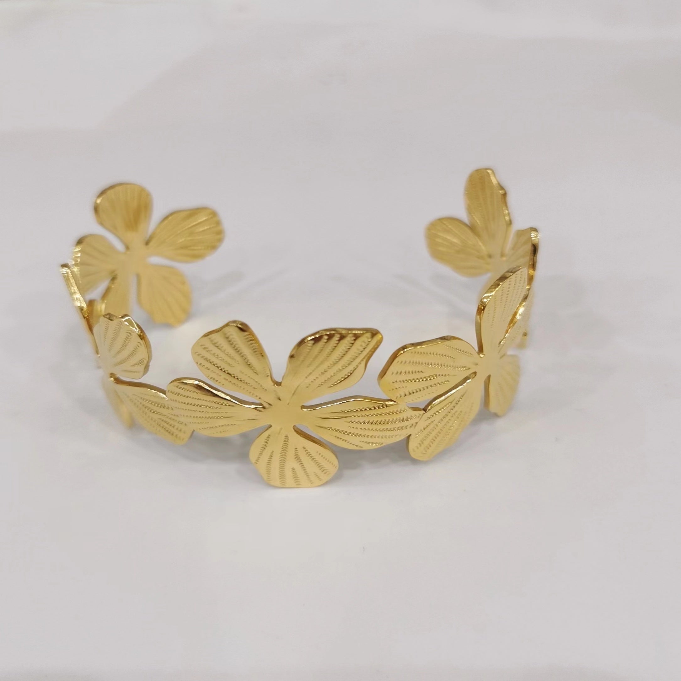 Gilded Floral Cuff