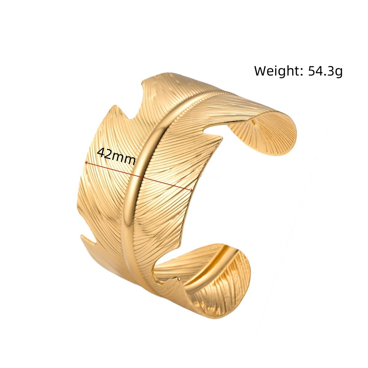 Regal Feathered Cuff