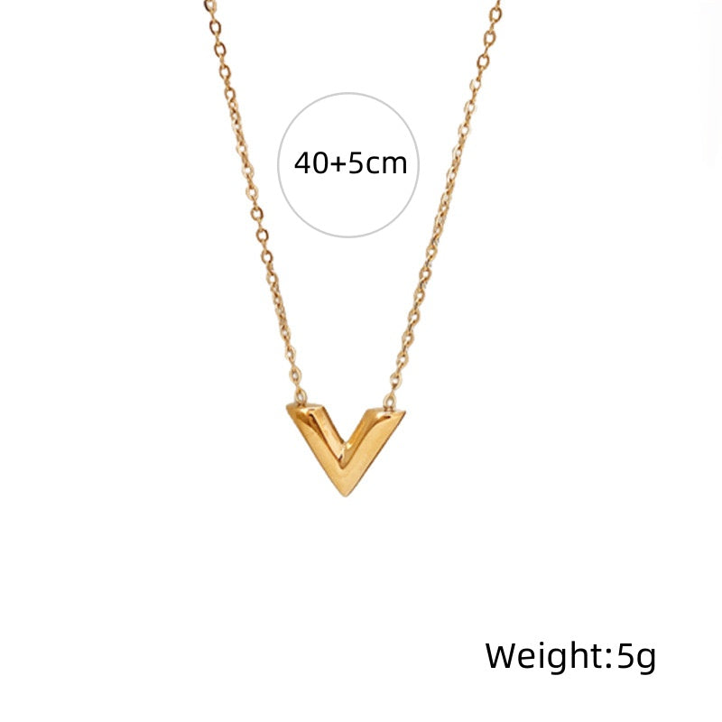 Versatile V Gold Necklace