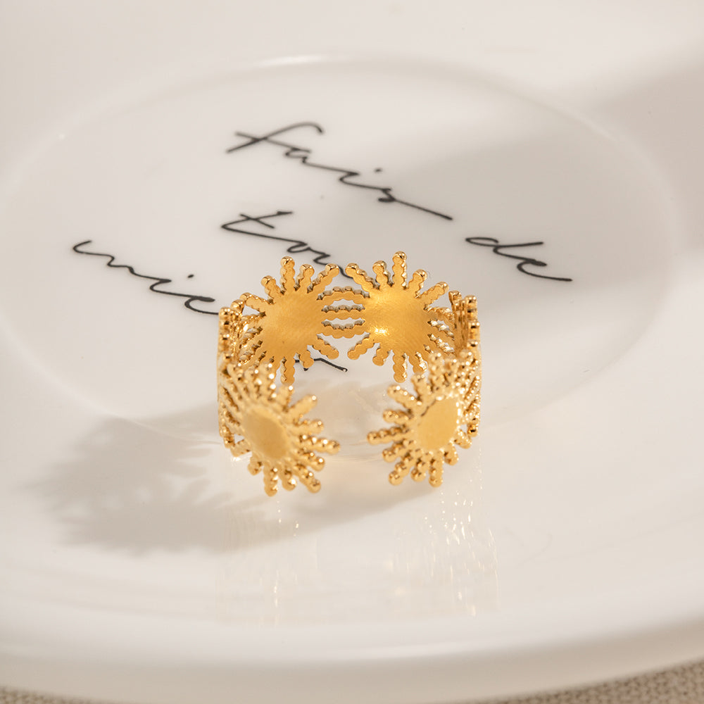 Golden Solstice Ring