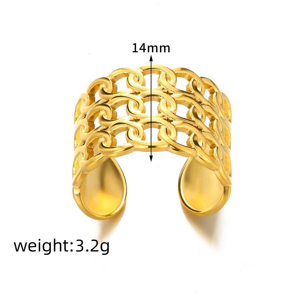 Interlinked Gold Ring