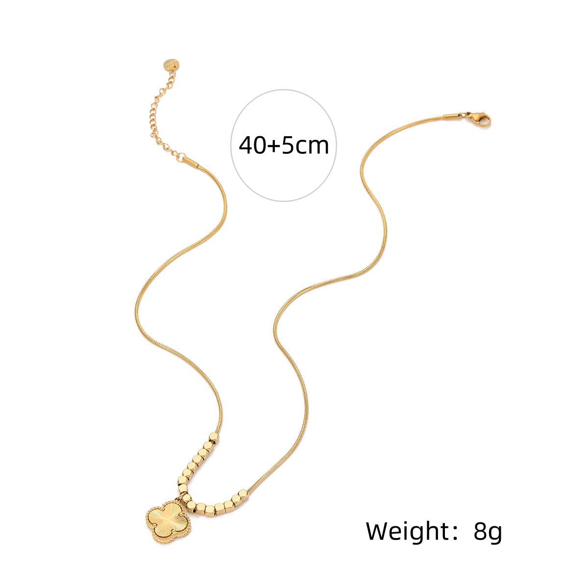 Golden Clover Necklace