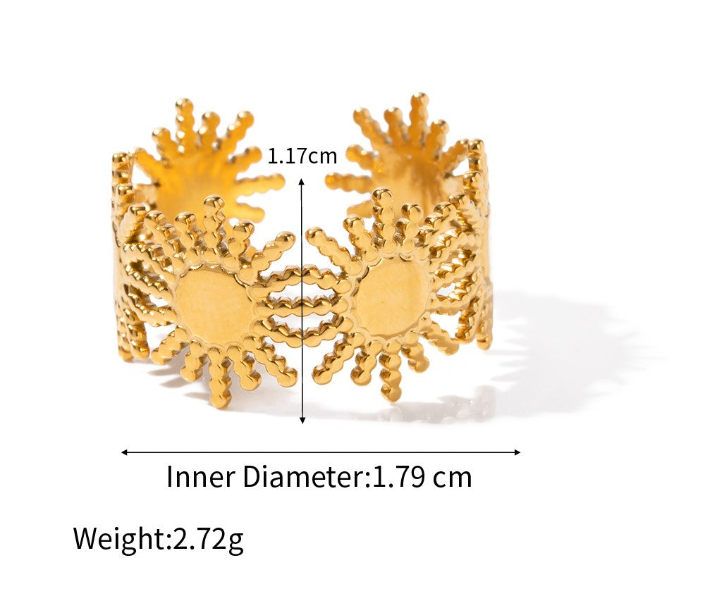 Golden Solstice Ring