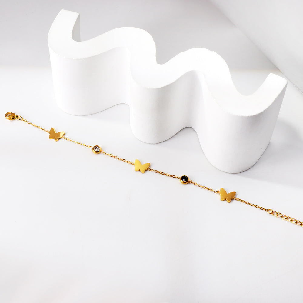 Butterfly Diamond Loose Bracelet