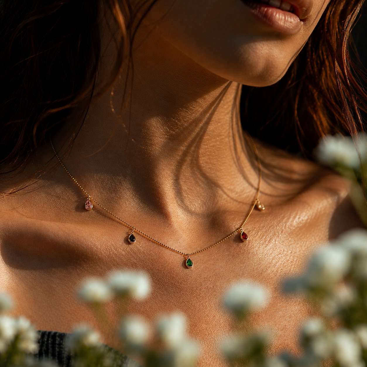 Multicoloured Charms Necklace