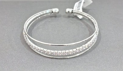 Silver Diamond Bracelet