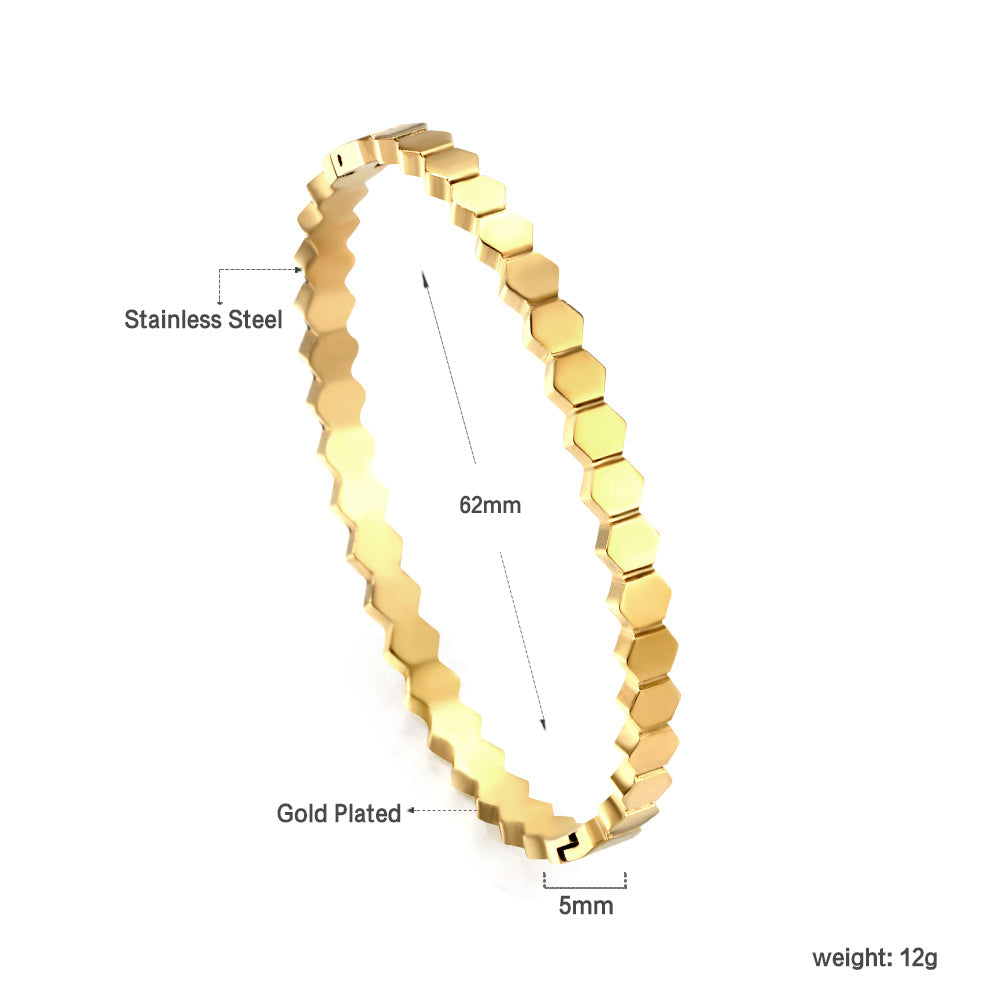 Slim Gold Bangle