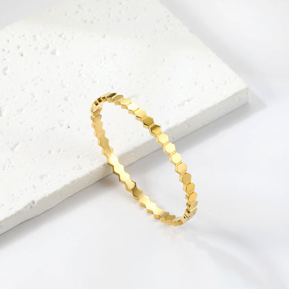 Slim Gold Bangle