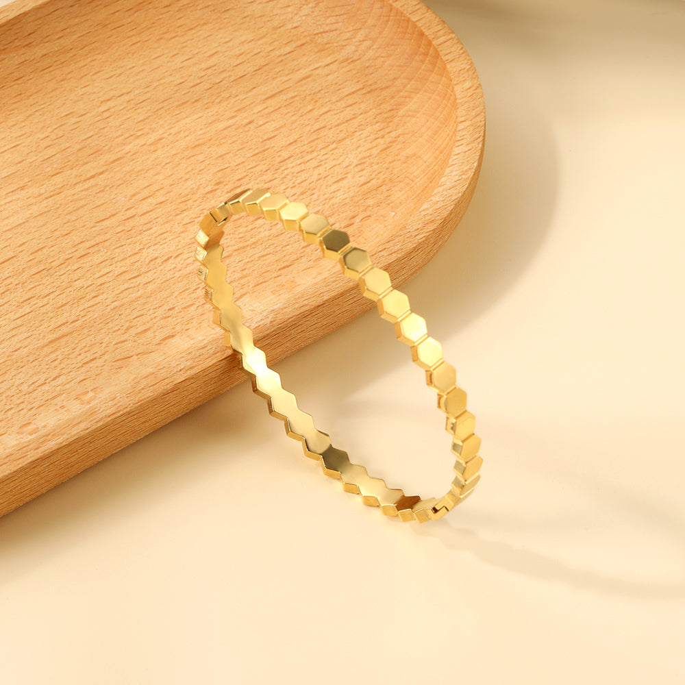 Slim Gold Bangle