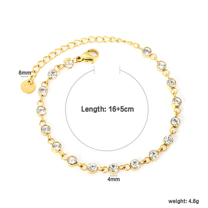 Round Diamond Loose Bracelet