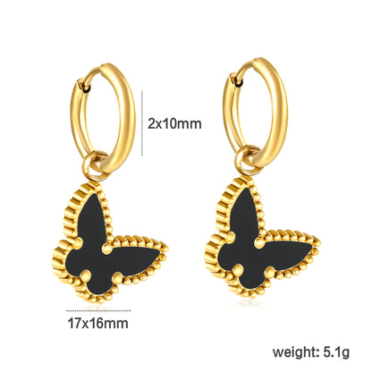Black Butterfly Danglers