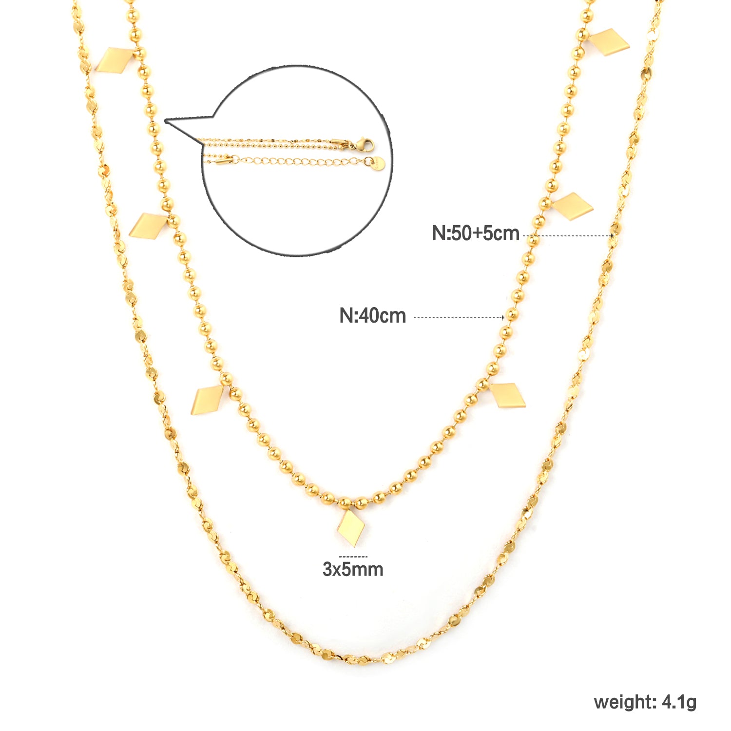 Gold Delicate Layered Necklace