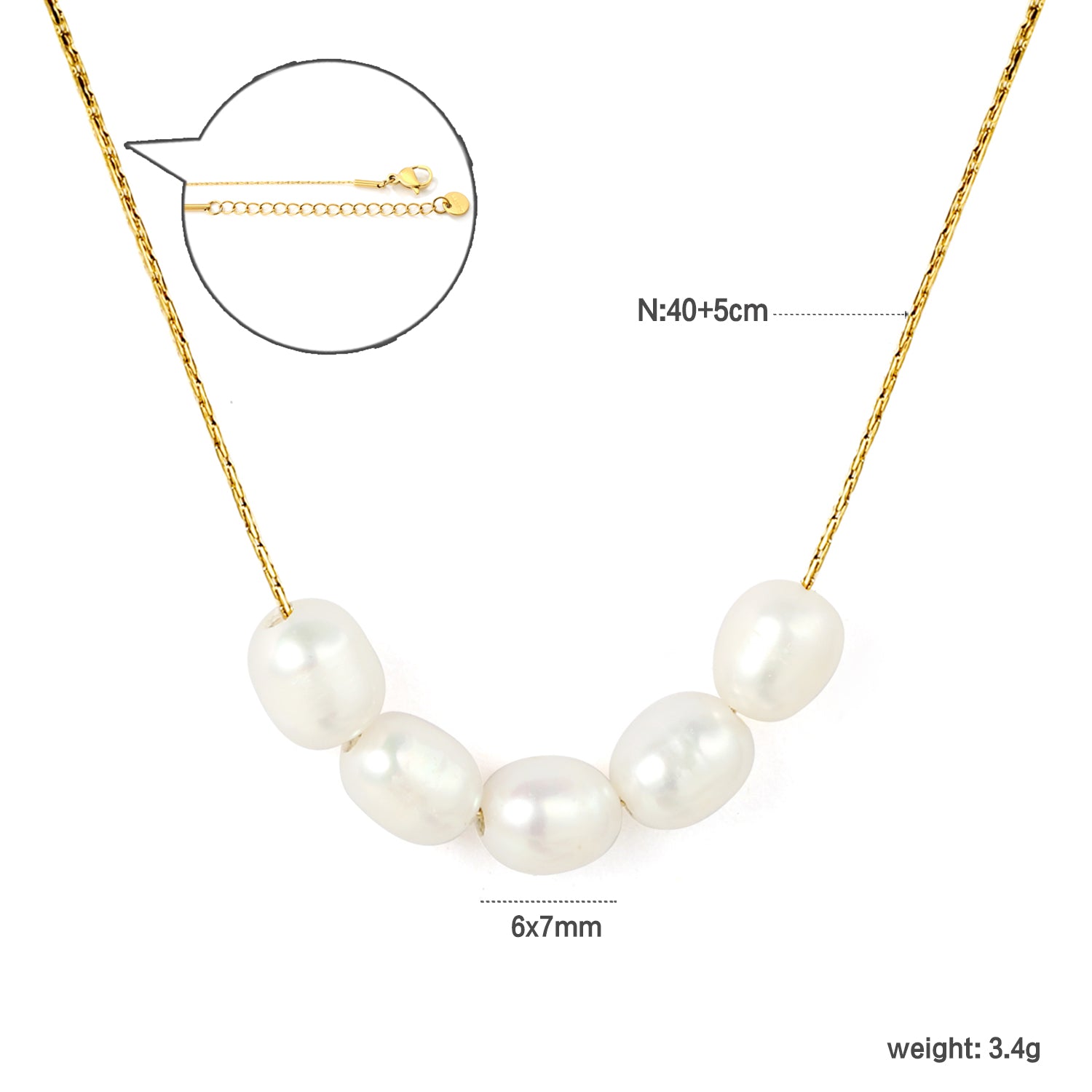 Pearl Chain Necklace