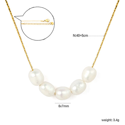 Pearl Chain Necklace
