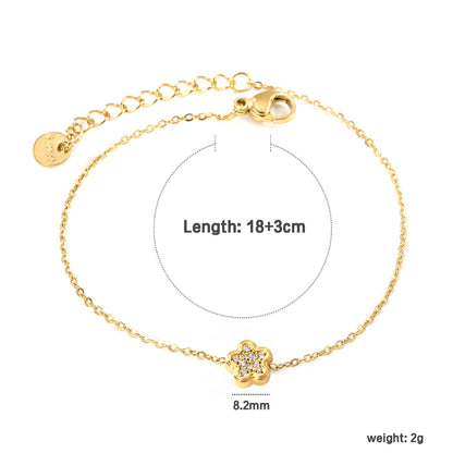 Gold Star Loose Bracelet