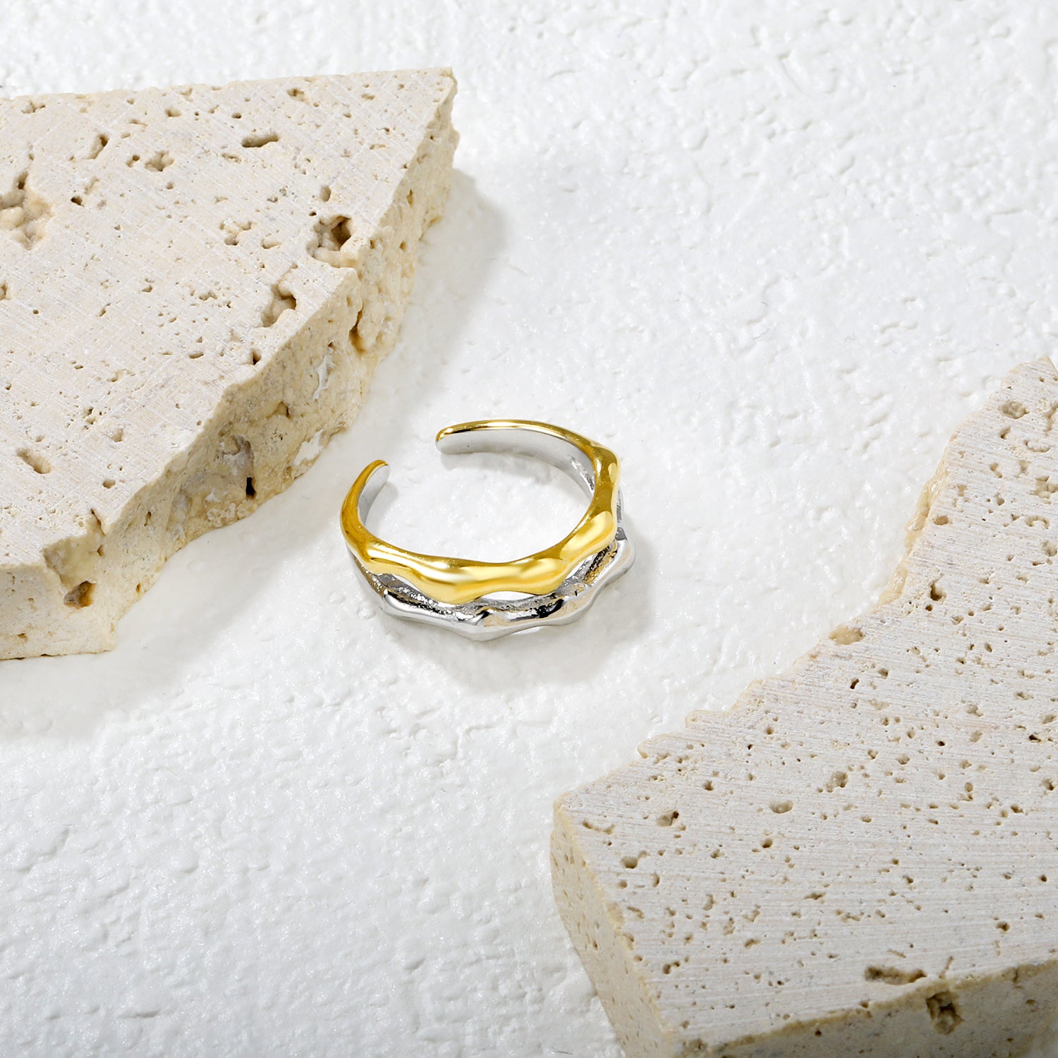 Two Toned Bamboo Ring