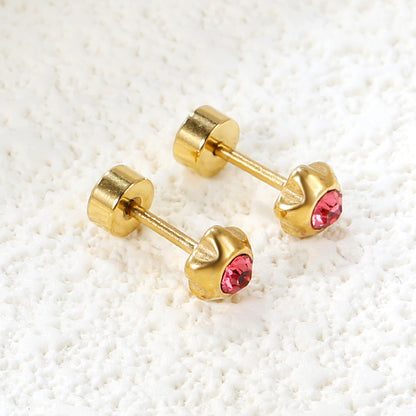 Pink Small Studs