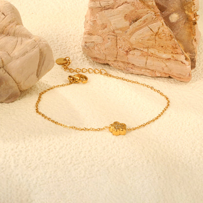 Gold Star Loose Bracelet