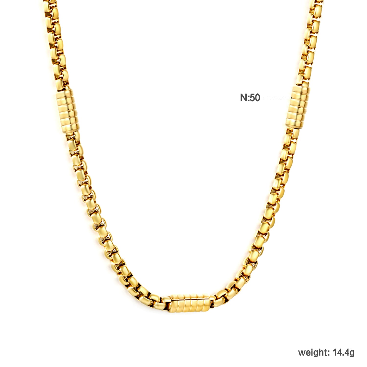 Textured Gold Necklace