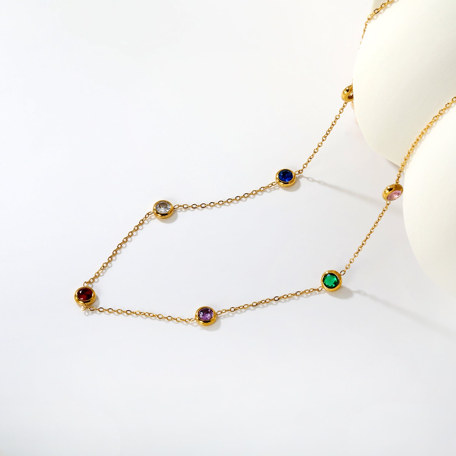 Multicoloured Stones Necklace