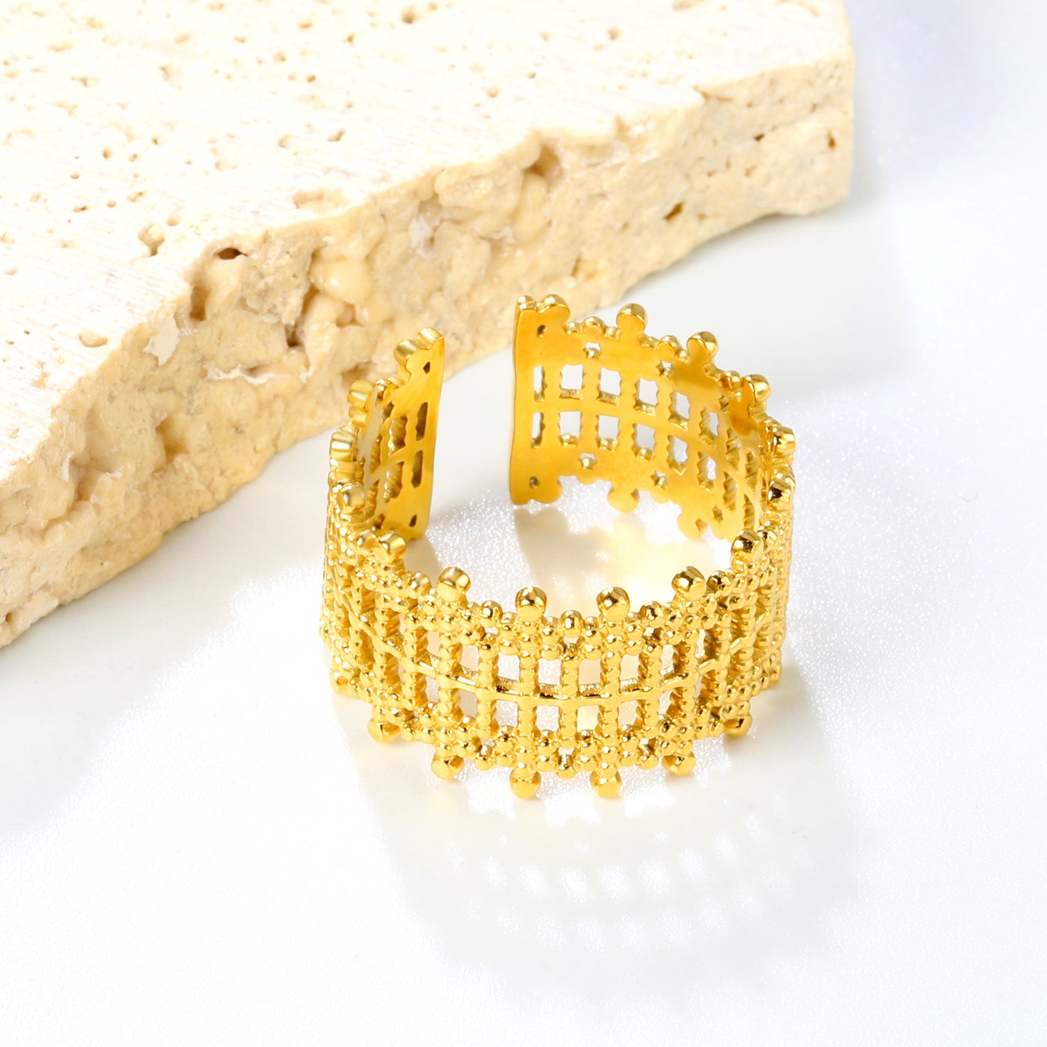 Mesh Gold Ring