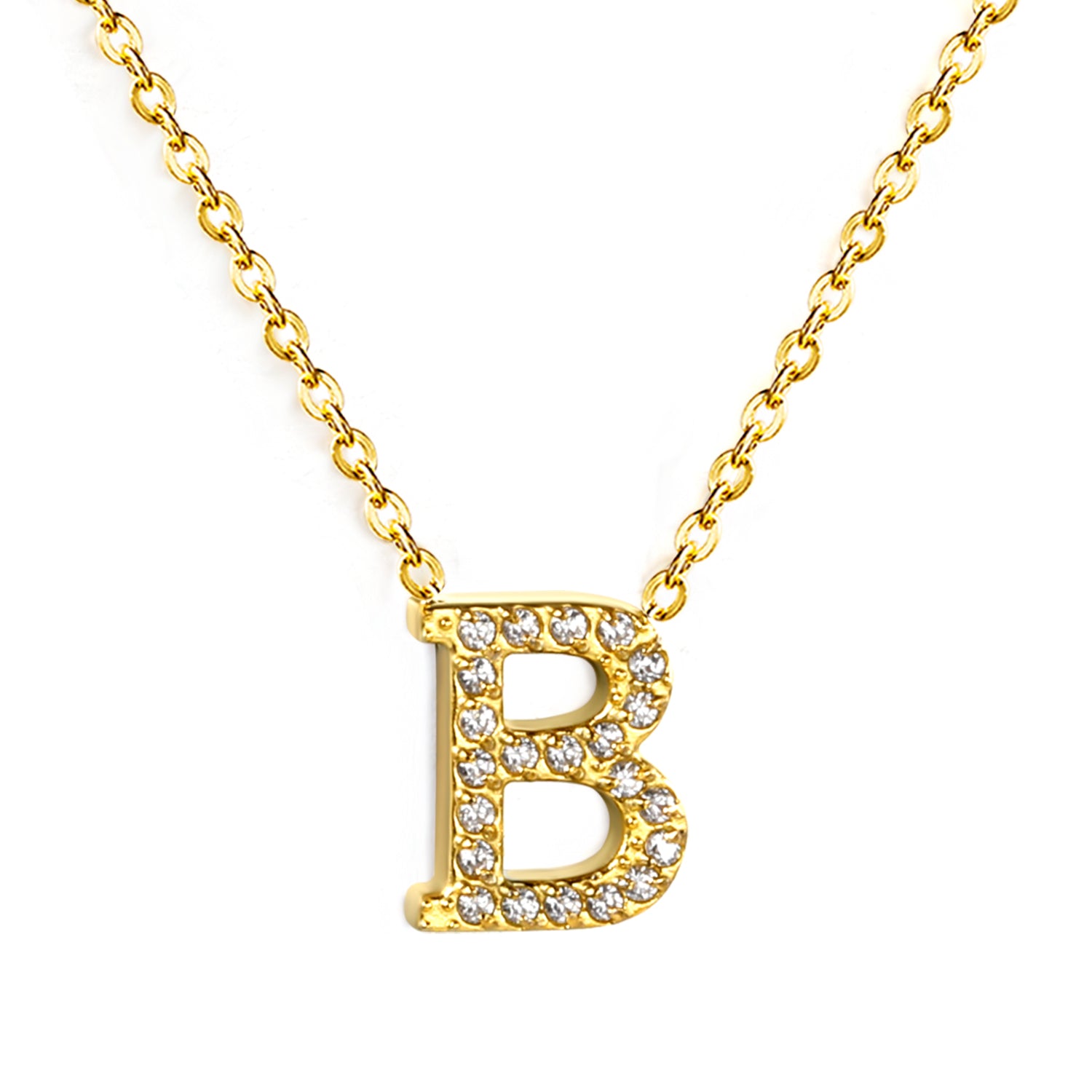 Letter B Pendant Necklace