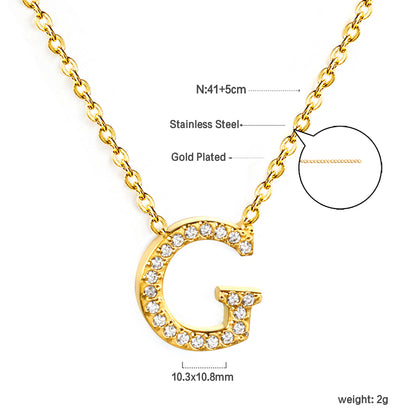 Letter G Pendant Necklace