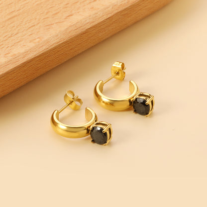 Black Gold Danglers