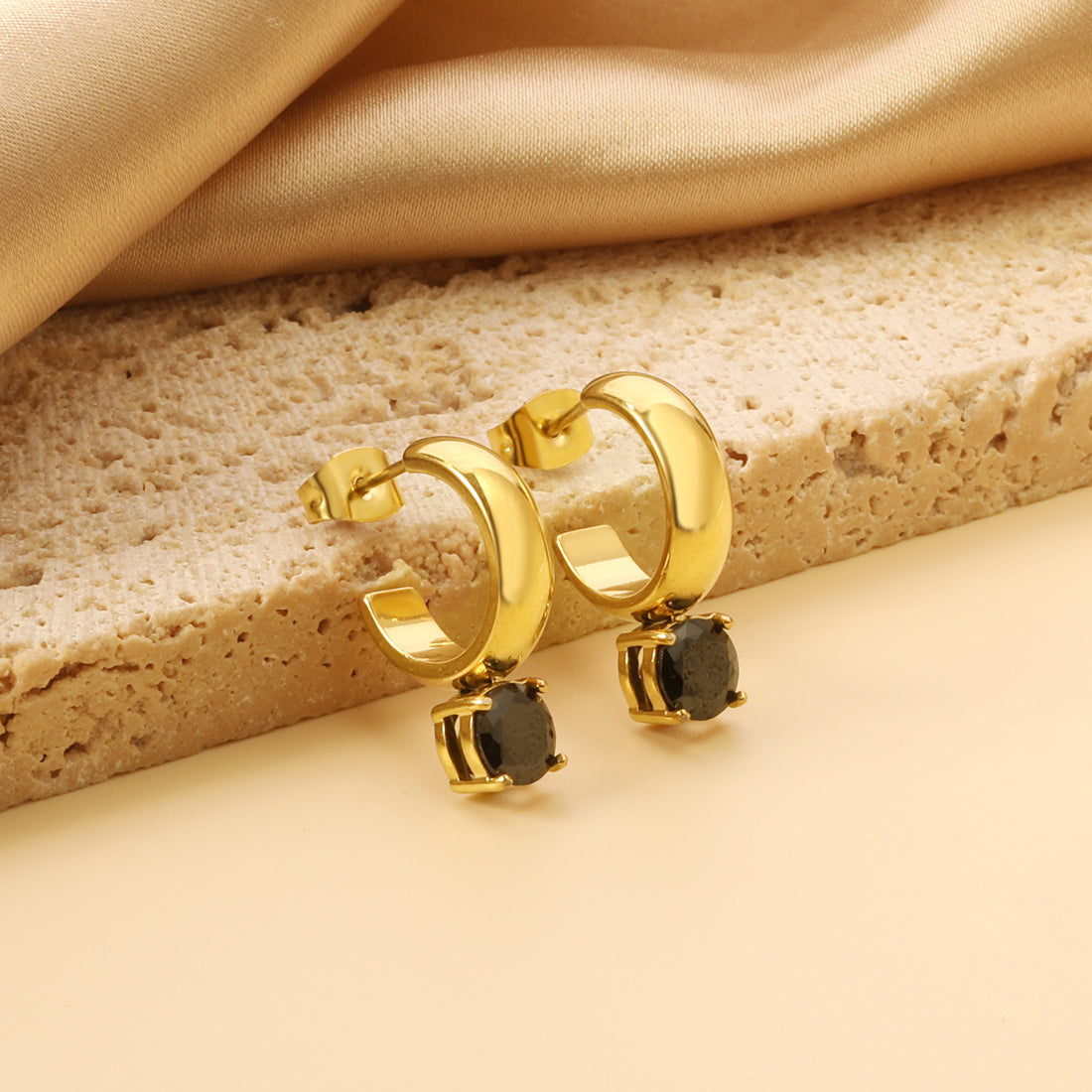 Black Gold Danglers