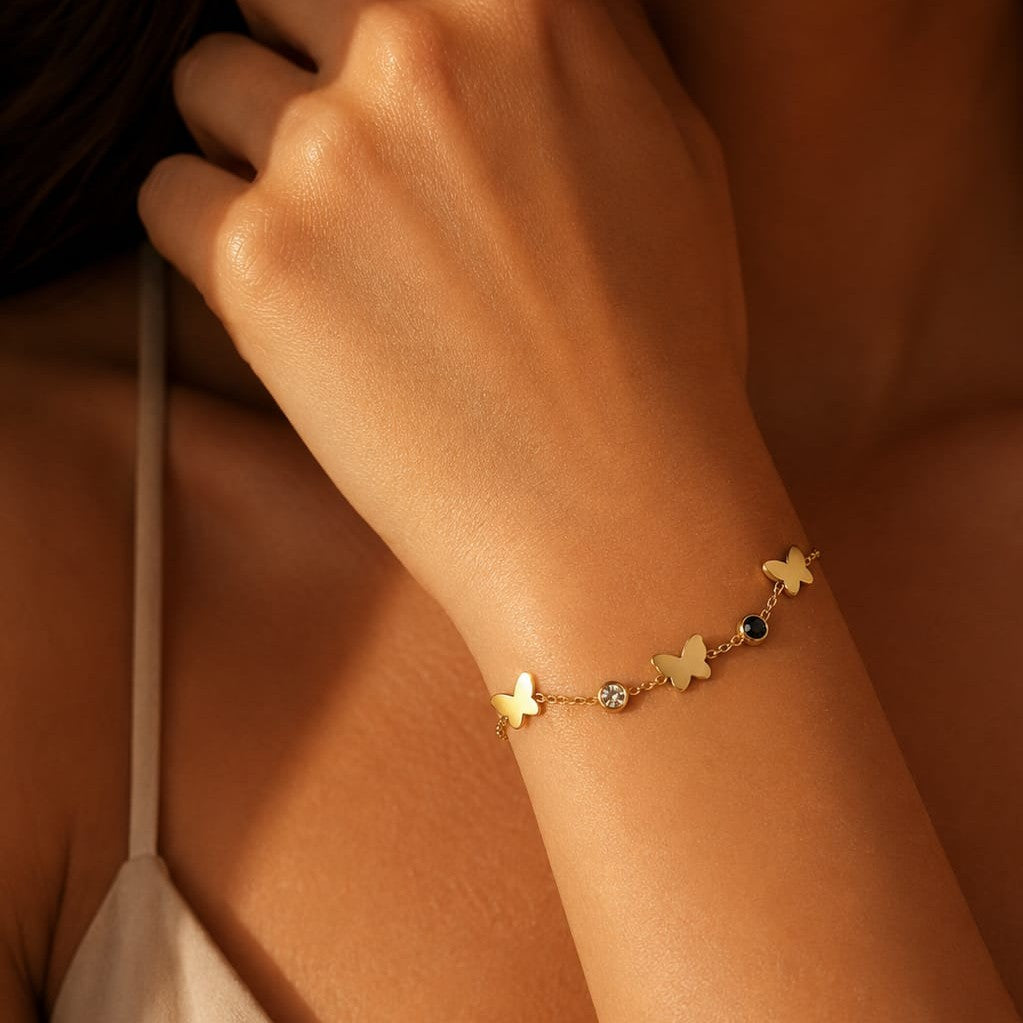 Butterfly Diamond Loose Bracelet