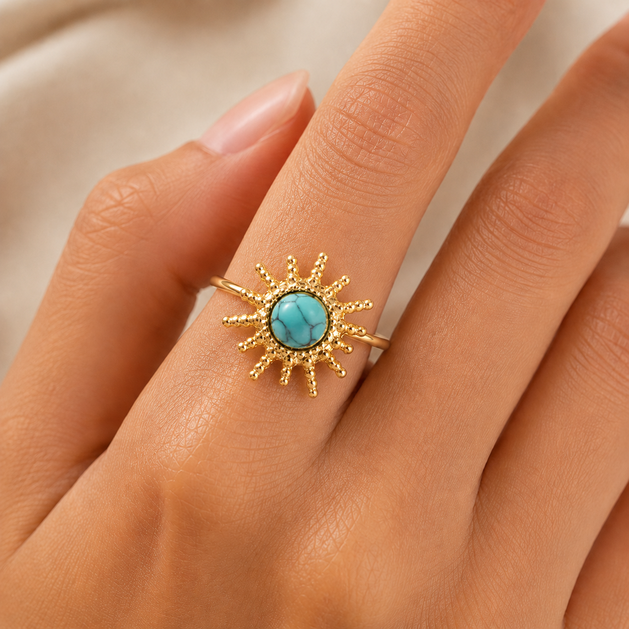 Crown Gold Ring