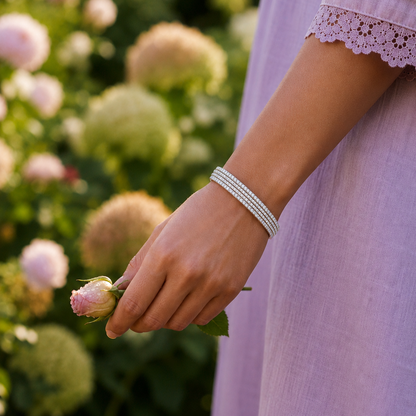 Glittering Glamour Bangle Bracelet