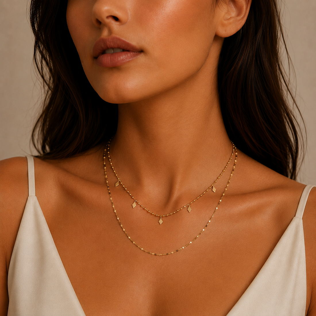 Gold Delicate Layered Necklace