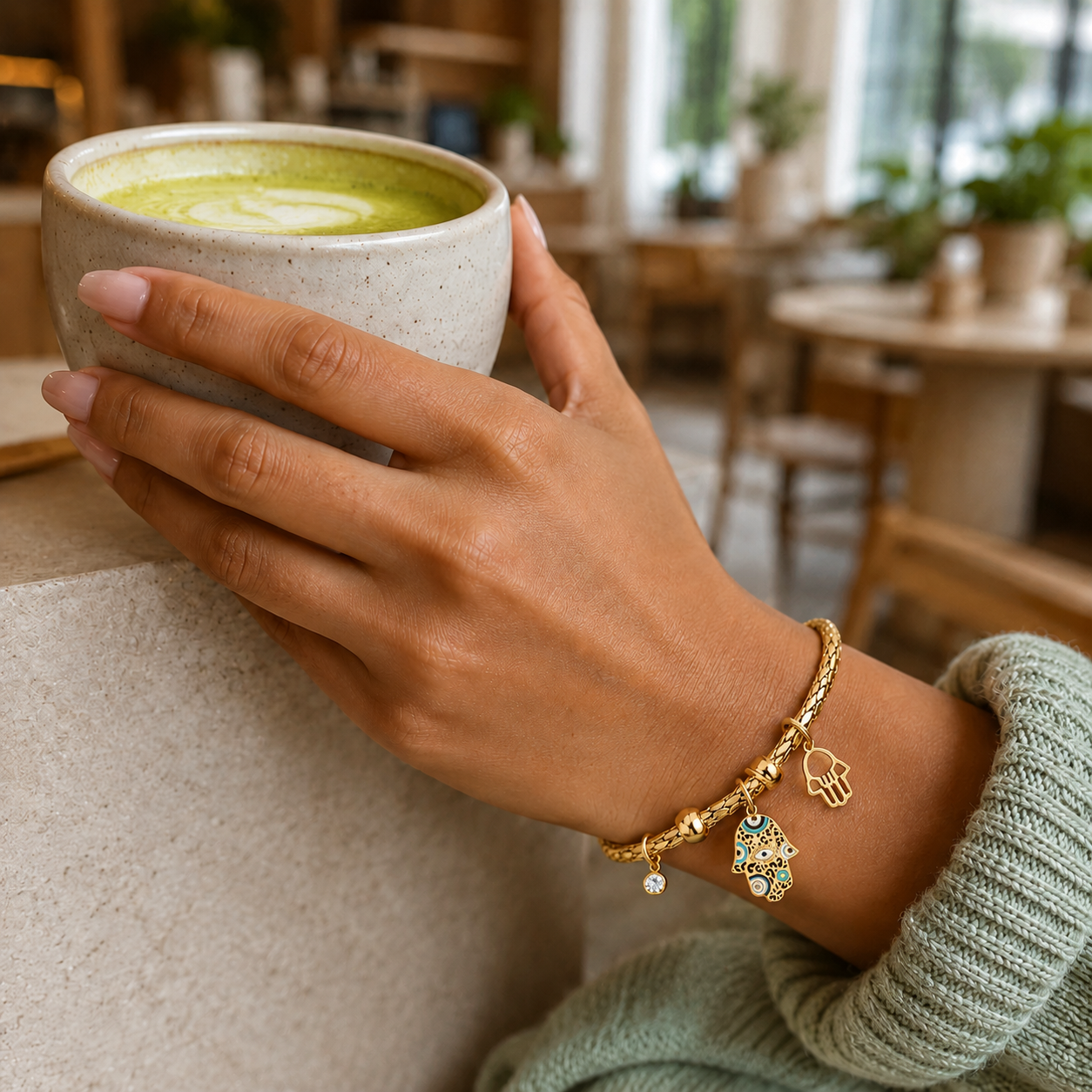 Hamsa Guardian Loose Bracelet
