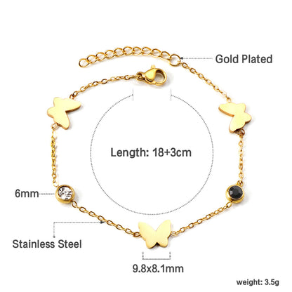 Butterfly Diamond Loose Bracelet